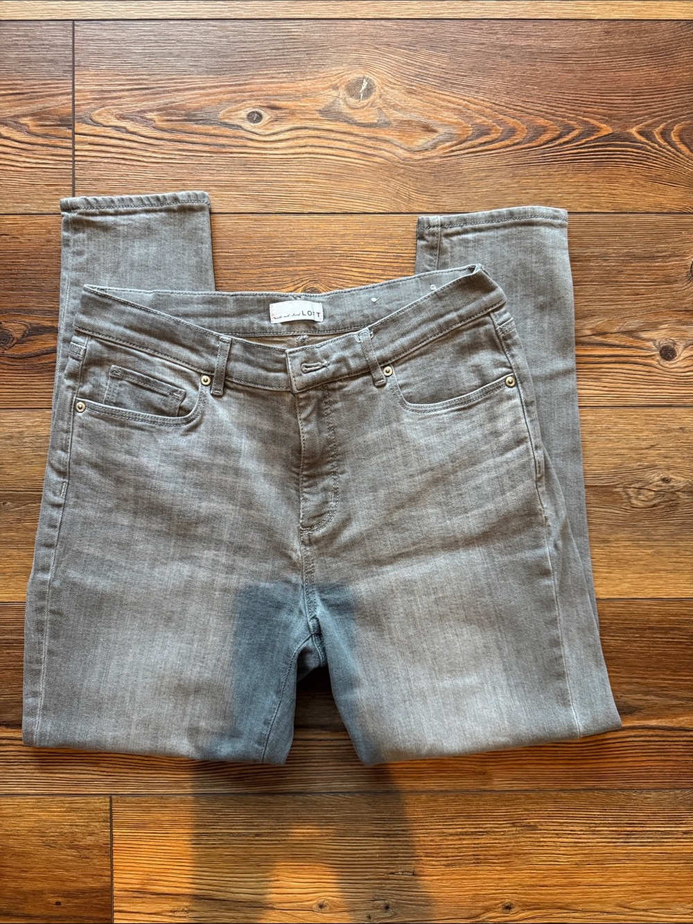 LOFT Women’s Light Gray Slim Jeans